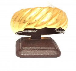 22K Gold Artisancrafted Traditional Hinged Bangle Bracelet - 2