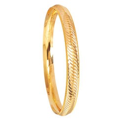 22K Gold Bangle Bracelet, 12 g - Nusrettaki