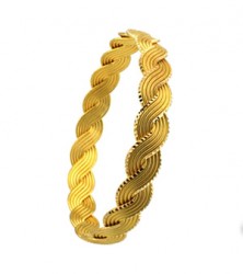 22K Gold Bangle Bracelet, 35 g - Nusrettaki