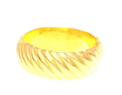 22K Gold Bangle Bracelet, Bektashi Model - 1