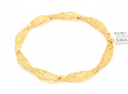 22K Gold Bangle Daniel Curl Bracelet - Nusrettaki (1)