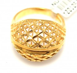 22k Gold Dome Model Fusion Ring - Nusrettaki (1)