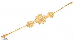 22K Gold Filigree Flower Model Bracelet - Nusrettaki