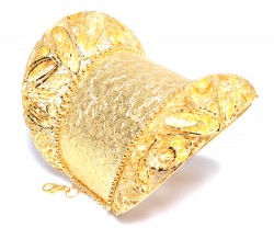 22K Gold Fusion Cuff Lining Bracelet - Nusrettaki