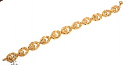 22K Gold Hallow Model Bracelet - Nusrettaki