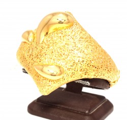 22K Gold High Vintage Drops Bangle Bracelet - 1