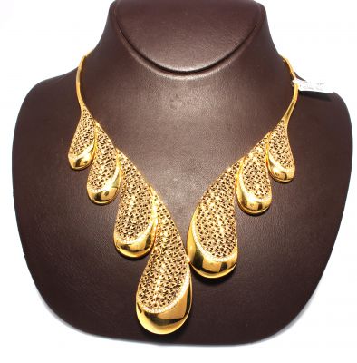 22K Gold Hungarian Model Necklace - 2
