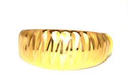 22K Gold Life Pulses Design Bangle Bracelet - Nusrettaki (1)