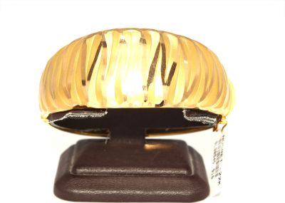 22K Gold Life Pulses Design Bangle Bracelet - 3