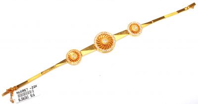 22K Gold Mirror Model Bracelet - 5