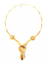22K Gold Mirror Model Necklace - Nusrettaki