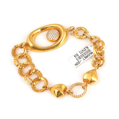 22K Gold Olympic Model Bracelet - 1