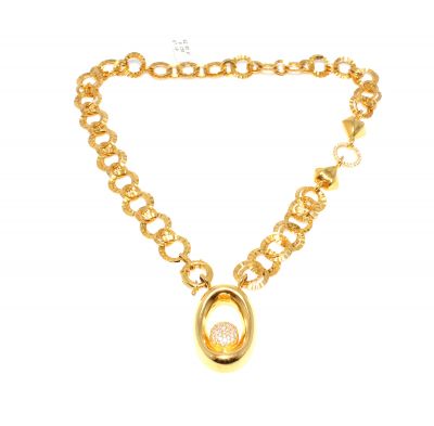 22K Gold Olympic Model Necklace - 1
