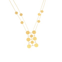 22K Gold Ottoman Signed Design Necklace - 3