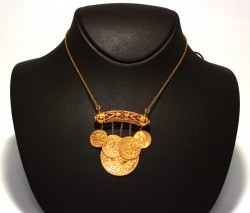 22K Gold Ottoman Signed Model Necklace - Nusrettaki