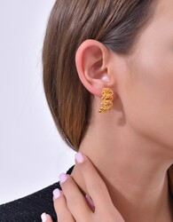 22K Gold Princess Drop Earrings - 1
