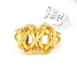 22K Gold Princess Ring - 4