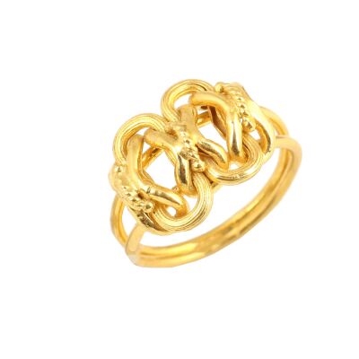 22K Gold Princess Ring - 1