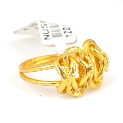 22K Gold Princess Ring - 2