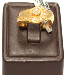 22K Gold Question Mark Design Ring - 2