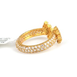 22K Gold Rhombus Shaped Ring - Nusrettaki (1)