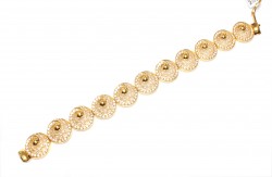 22K Gold Round Bracelet - Nusrettaki