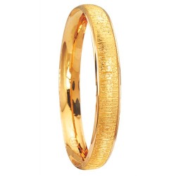 22K Gold Simple Bangle Bracelet, 10 g - Nusrettaki