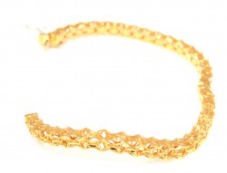 22K Gold Swirling Stars Fusion Bangle Bracelet - 4