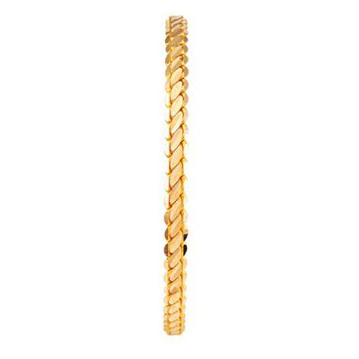 22K Gold Twist Bangle, 15 g / Three Lines - 1