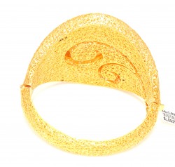22kt Gold Shiny Fusion High Bangle Bracelet - 4