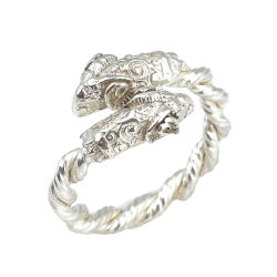 925 Ayar Gümüiş Burgu Model Koç kafası Yüzük - Nusrettaki