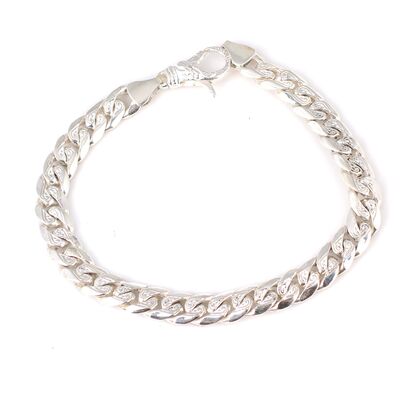 925 Ayar Gümüş 0,75 mm Zincir Bileklik - 2