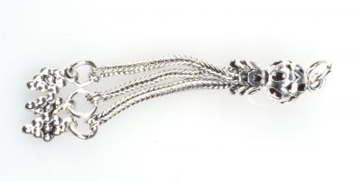 925 ayar Gümüş 3'lü Üzüm Salkımı Püskül - 3