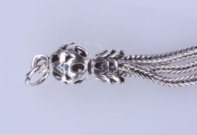 925 ayar Gümüş 3'lü Üzüm Salkımı Püskül - 4