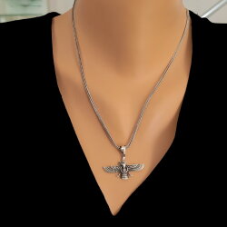 925 Ayar Gümüş Ahura Mazda Kolye Ucu - Nusrettaki (1)