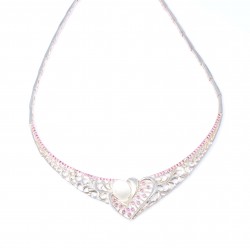 925 Sterling Silver Love Heart Necklace - Nusrettaki