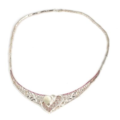 925 Sterling Silver Love Heart Necklace - 3