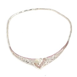 925 Sterling Silver Love Heart Necklace - 4