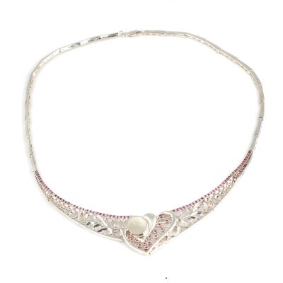 925 Sterling Silver Love Heart Necklace - 4