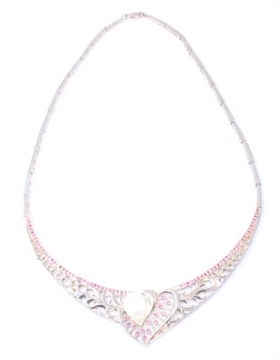 925 Sterling Silver Love Heart Necklace - 6