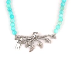 925 Sterling Silver Necklace with Amazonite - 3