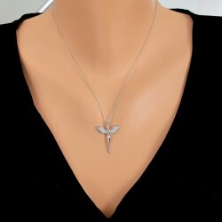 925 Ayar Gümüş Aşk Meleği Kolye - Nusrettaki (1)