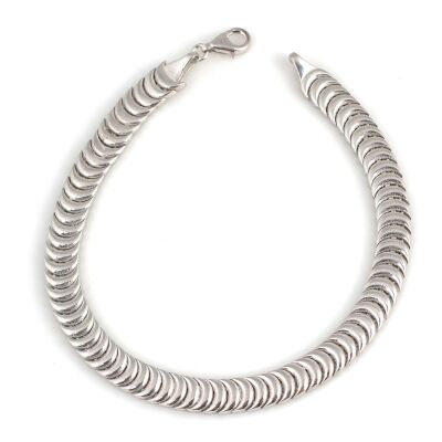 925 Ayar Gümüş Ay Model Füzyon Bileklik - 1