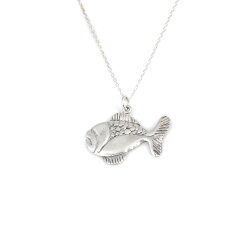 925 Ayar Gümüş Balık Charm Kolye - Nusrettaki (1)