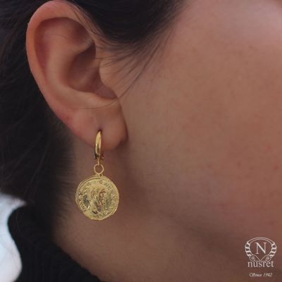 925 Ayar Gümüş Bereket Simgesi Küpe - 6