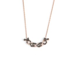 Silver United Infinity Necklace - Nusrettaki