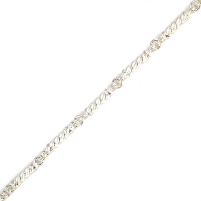 925 Ayar Gümüş Burgu Şarnel Bileklik - 3