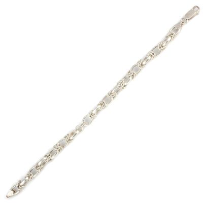 925 Ayar Gümüş Burgu Tel Şarnel Bileklik - 2