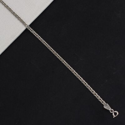 925 Ayar Gümüş Curb Zincir - 3