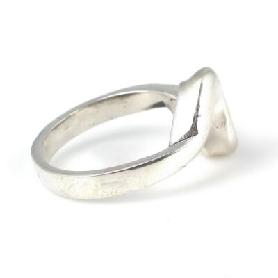 925 Ayar Gümüş Dalga Model Yüzük - 3